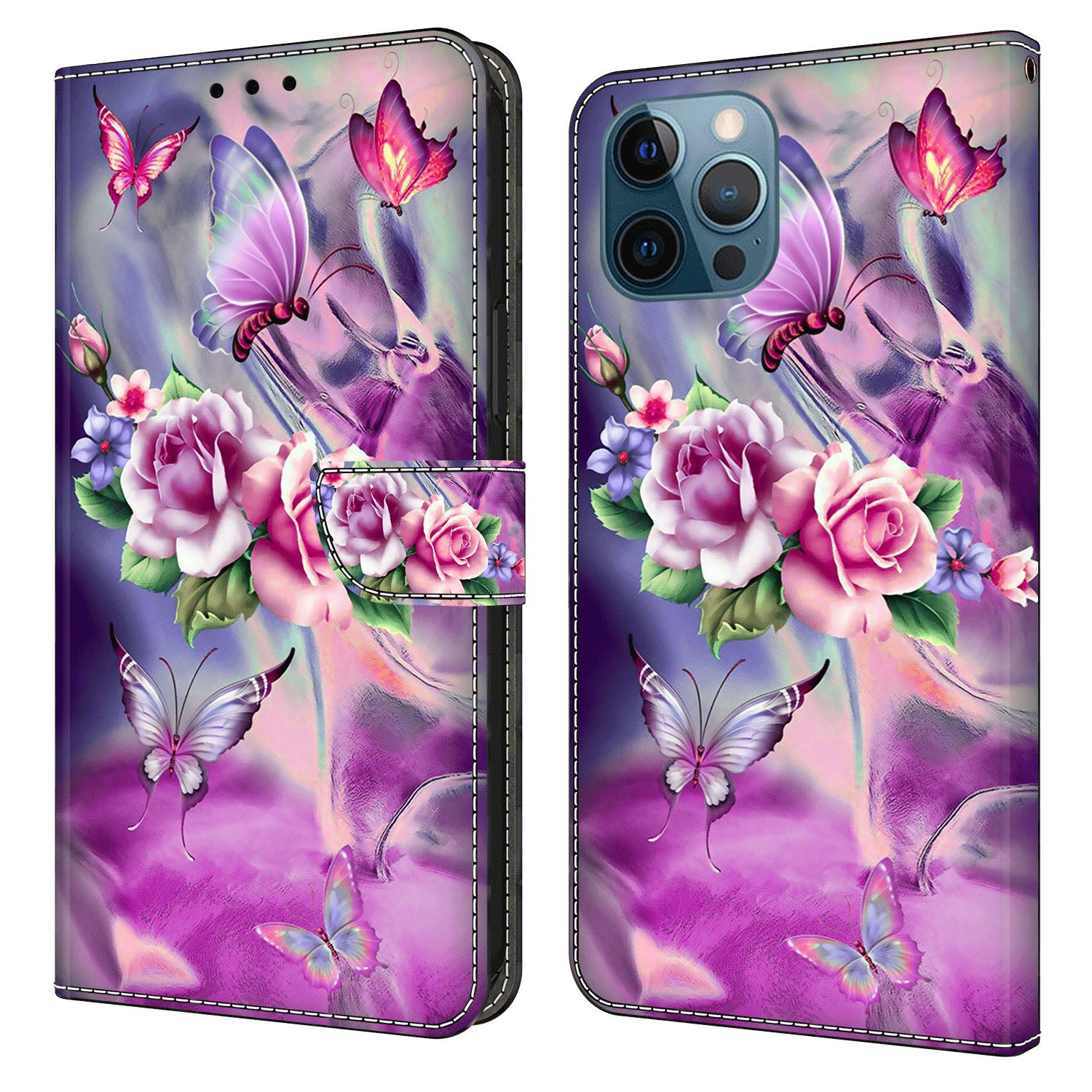 Leather Phone Case for iPhone 13 Pro Max Printed 3D Pattern Wallet Stand Magnetic Closure Cover Leather Phone Case for iPhone 13 Pro Max Printed 3D Pattern Wallet Stand Magnetic Closure Cover